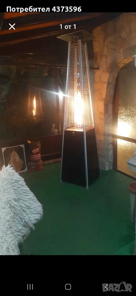 газова печка пирамида , снимка 1