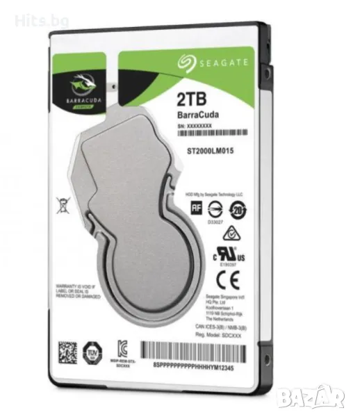 Хард диск за лаптоп SEAGATE, 2 TB, 128MB, снимка 1