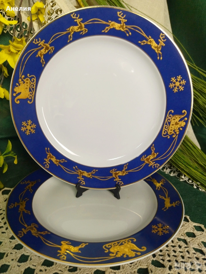 Коледни 6 чинии Wunsiedel Bavaria , снимка 1