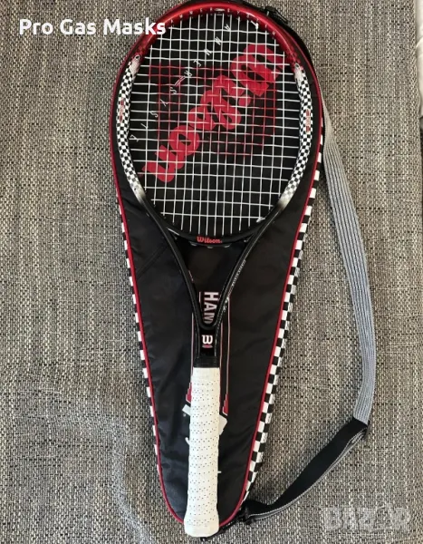 Професионална Тенис ракета Tennis Racquet Wilson Hammer 8.2 Flat Beam Swing index System Stretch Pws, снимка 1