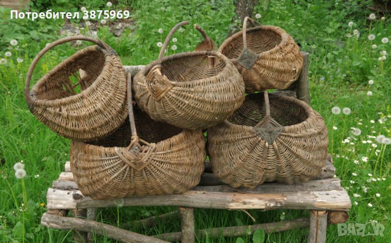 стари плетени кошници, снимка 1