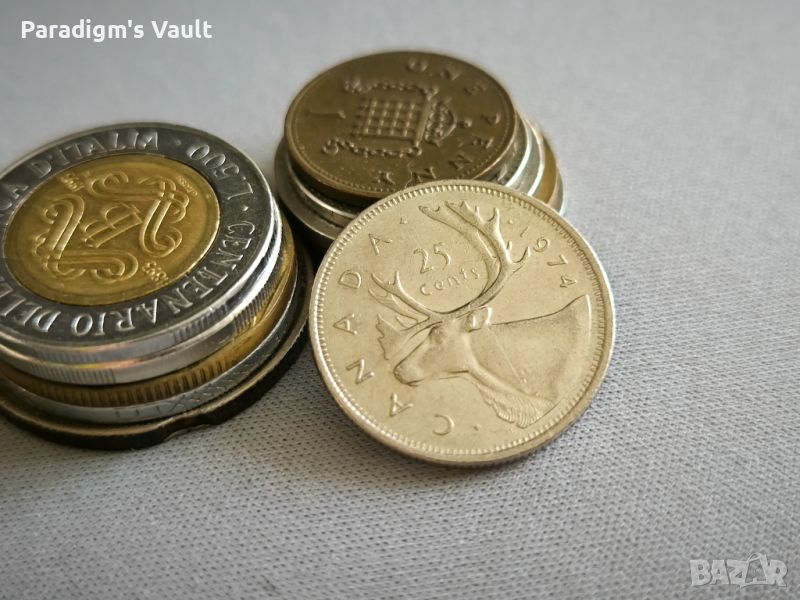 Монета - Канада - 25 цента | 1974г., снимка 1