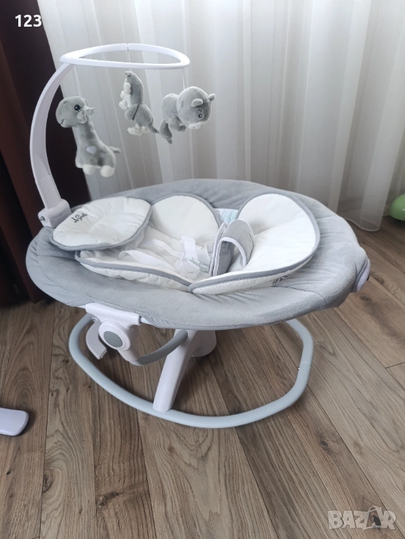 Бебешка люлка - шезлонг cangaro 2в1, снимка 1