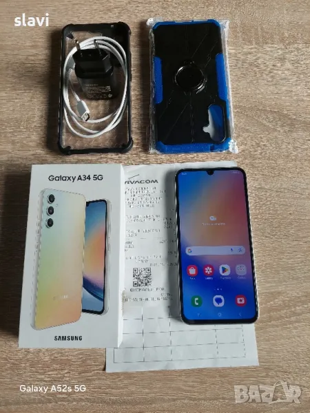 Samsung A34 5G 6/128GB Гаранция Виваком , снимка 1