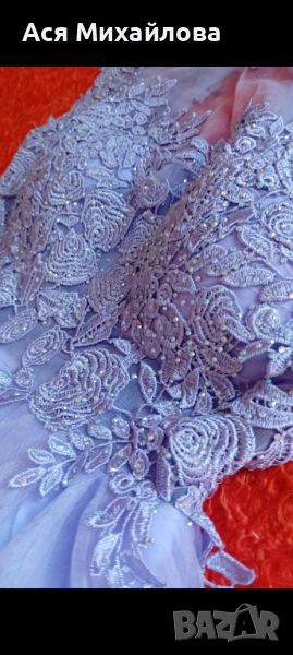 Официална рокля р-р М,цвят-бебешко лилав, снимка 1
