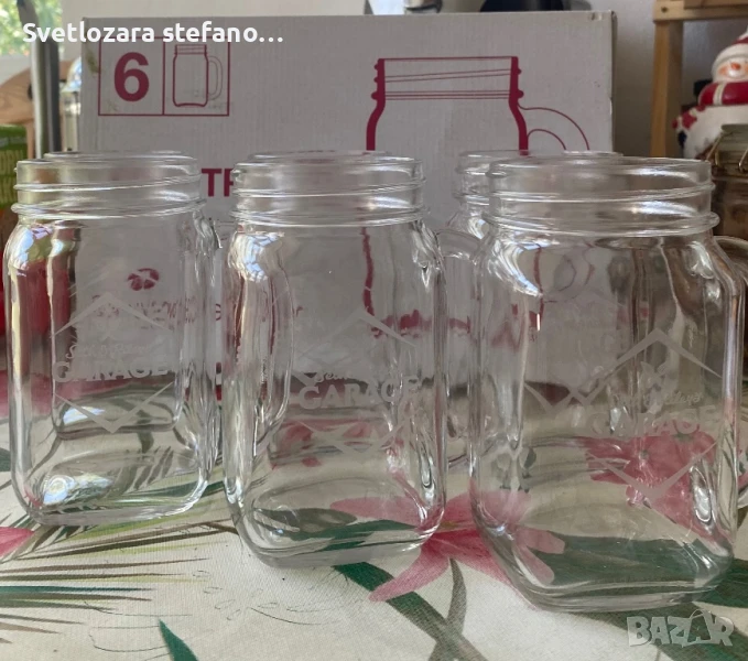 Чаши буркани 6бр, снимка 1