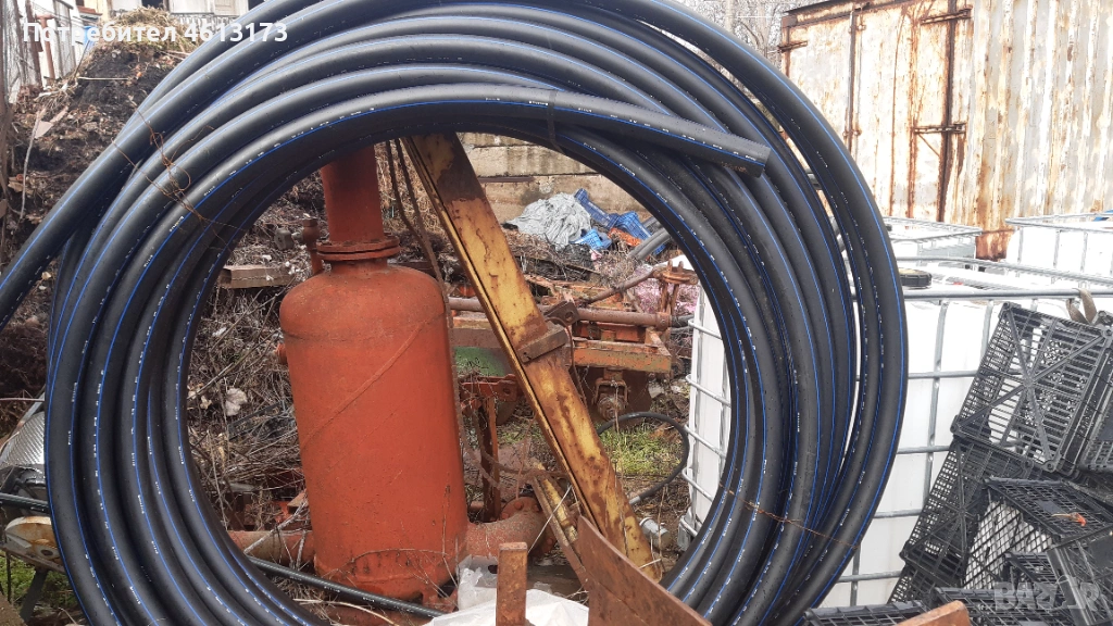 PVC маркуч ф75 10 атм. Ролка 88 метра, снимка 1