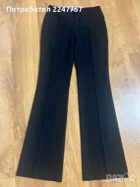 Черен панталон Zara широк крачол размер М, снимка 1