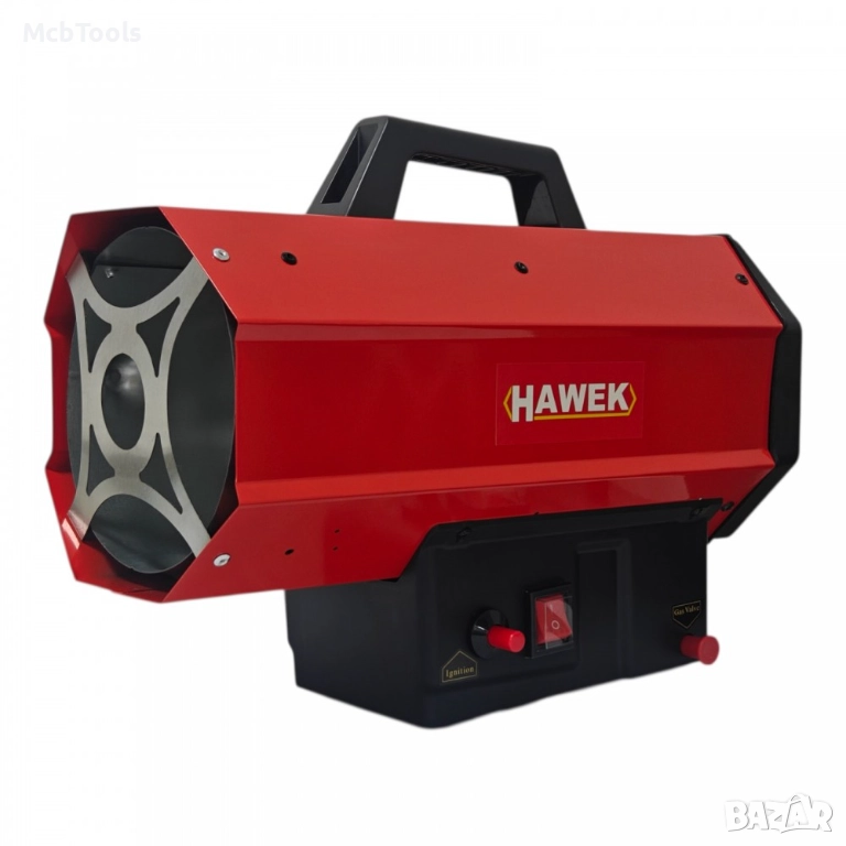 Индустриален газов калорифер с регулатор HAWEK 30 KW, снимка 1