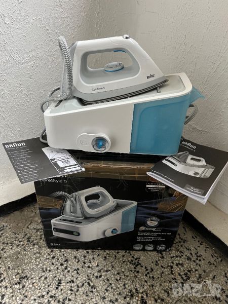 Ютия с Парогенератор Braun IS5022, Плоча Eloxal 3D, 2400W, 1.4 л, 340 гр/мин!, снимка 1