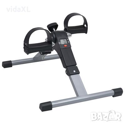 vidaXL Тренажор с педали за упражняване на крака и ръце, LCD дисплей, снимка 1