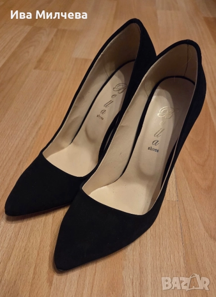 Обувки на ток 37, снимка 1