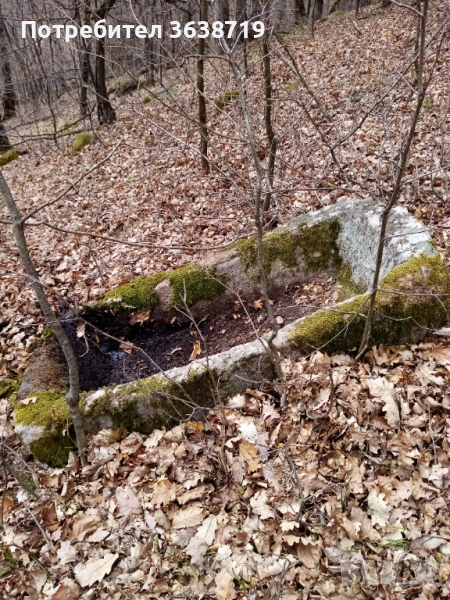 Старинно каменно корито голямо , снимка 1