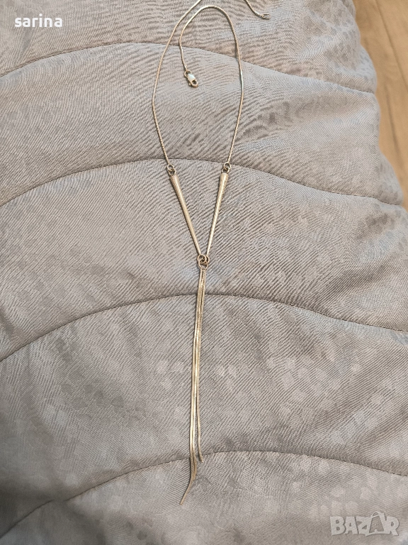 Сребърно колие, снимка 1