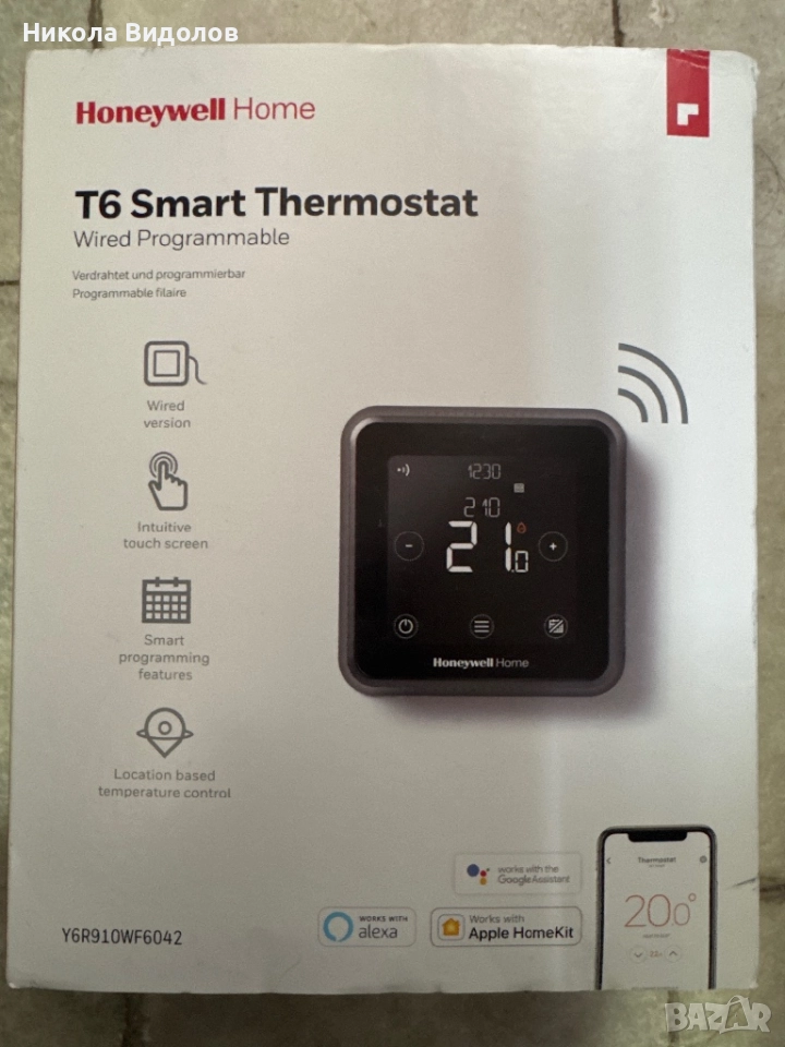 T6 Смарт Термостат, снимка 1