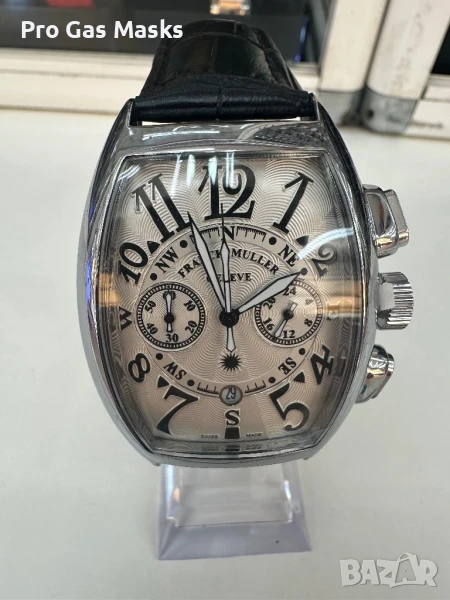 Часовник Franck Muller Geneva НОВО Stainless Steel само за 200 лв с дървена кутия, снимка 1