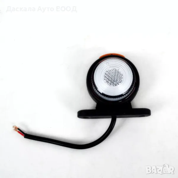 1бр. LED мини рогче Токос габарит Червено/Бяло/Жълто 24V, снимка 1