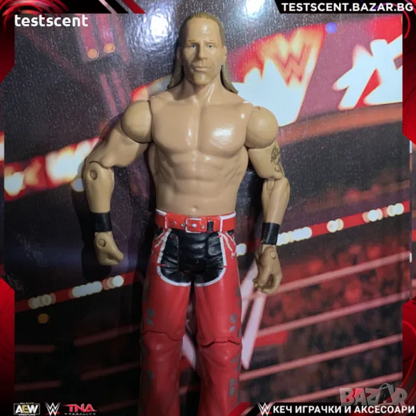 Екшън фигура WWE HBK Shawn Michaels The Heartbreak Kid WWE Mattel Шон Майкълс играчка figure Basic, снимка 1