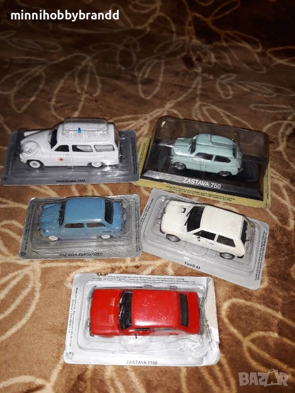 Zastava Yugo 45 Zastava 1100  Warszawa 202A Zaz 965 A Zaz 750  1.43 , снимка 1