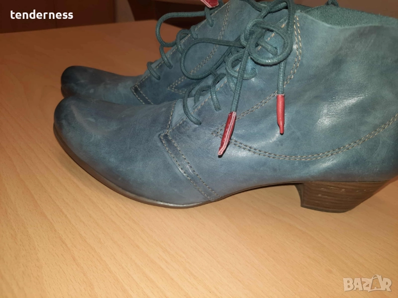 Tamaris, прекрасни боти от естествена кожа, снимка 1