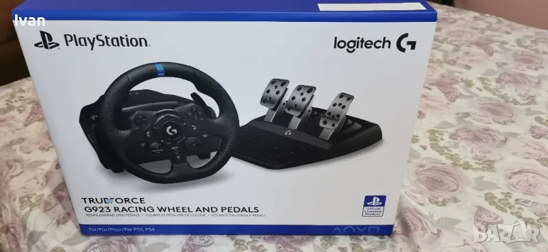 Волан с педали Logitech G923 + Shifter, снимка 1