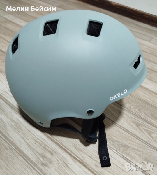 Каска за РОЛЕРИ, СКЕЙТБОРД, ТРОТИНЕТКА MF500, цвят - светло каки , снимка 1