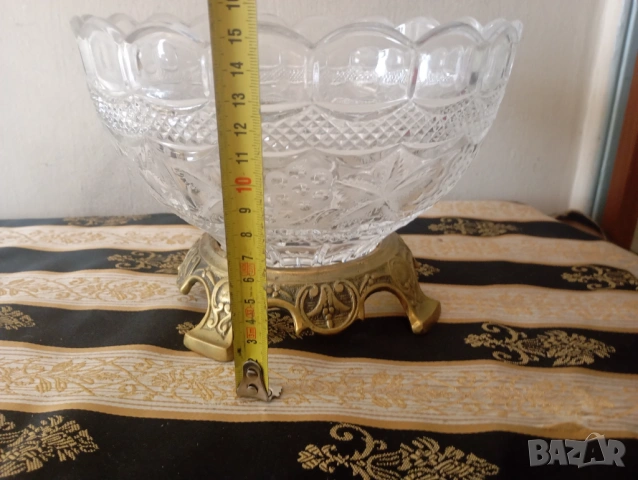 Винтидж купа,фруктиера, снимка 3 - Антикварни и старинни предмети - 53754815