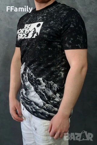 Черна \ Бяла Тениска The North Face [S - XXL]