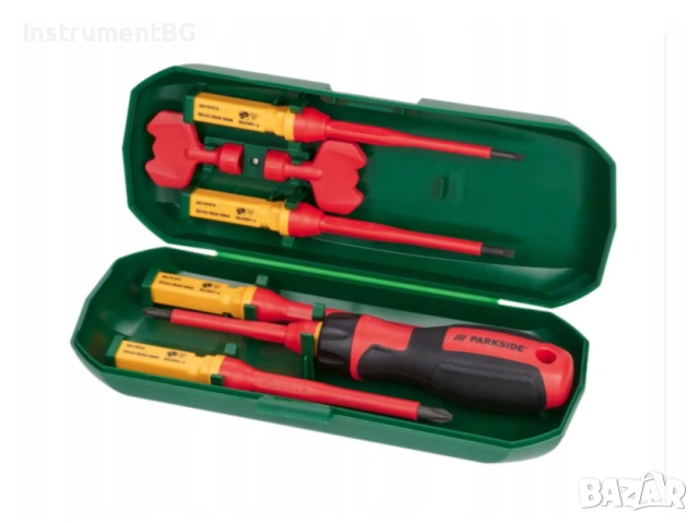 Комплект отвертки VDE със сменяеми накрайници, 1000V, 8 части, снимка 5 - Отвертки - 53624813