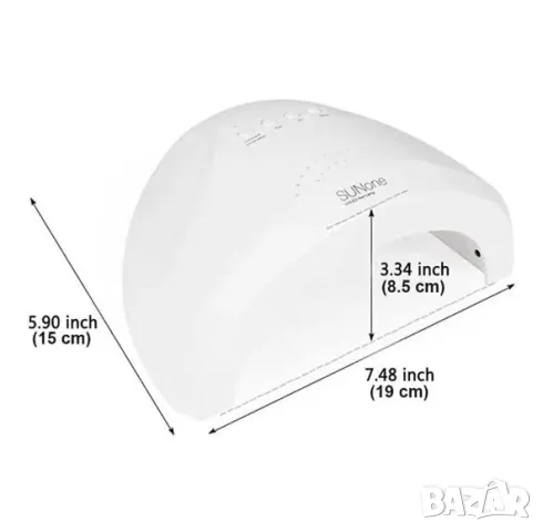 РАЗПРОДАЖБА! - Комбинирана лампа за маникюр SUN One 48W, снимка 3 - Продукти за маникюр - 50335177
