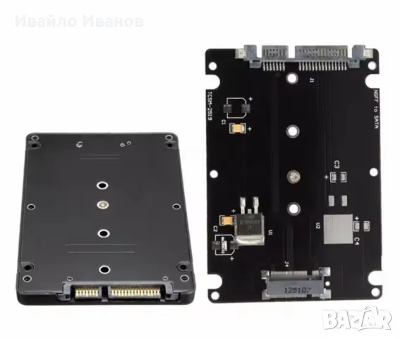 2,5" SATA адаптер за SSD М.2 NGFF памети, снимка 3 - Кабели и адаптери - 49546184