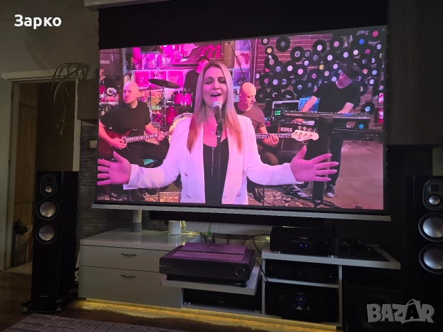 Късофокусен лазерен проектор hisense px2-pro + 100 инча Екран , снимка 3 - Аудиосистеми - 52810686