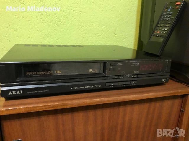 Видео рекордер AKAI VS-23 EDI vhs, снимка 7 - Плейъри, домашно кино, прожектори - 52289636