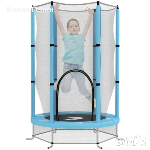 Детски батут AIYAPLAY с предпазна мрежа, за употреба на закрито и открито, 3-6 години, снимка 10 - Други - 53465788
