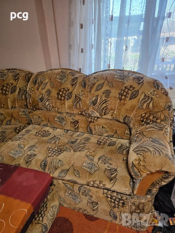 Ъглов диван разтегателен + ракла – само 100 лв! 🔥, снимка 5 - Дивани и мека мебел - 53838495