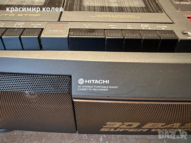 радиокасетофон "HITACHI TRK-3D35E", снимка 2 - Радиокасетофони, транзистори - 53737040