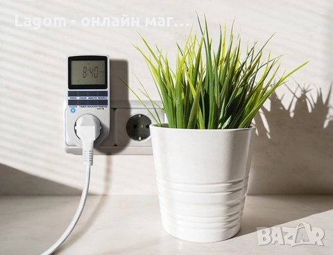 Дигитален седмичен таймер превключвател, Електронен контакт с таймер, 230V, LCD дисплей, снимка 7 - Друга електроника - 52560938