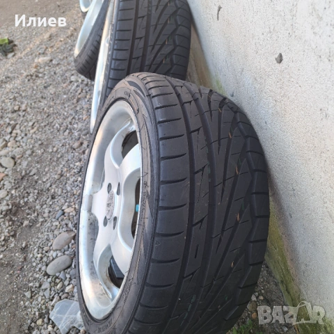 Алуминиеви джанти с гуми 4х100, снимка 7 - Гуми и джанти - 53827160