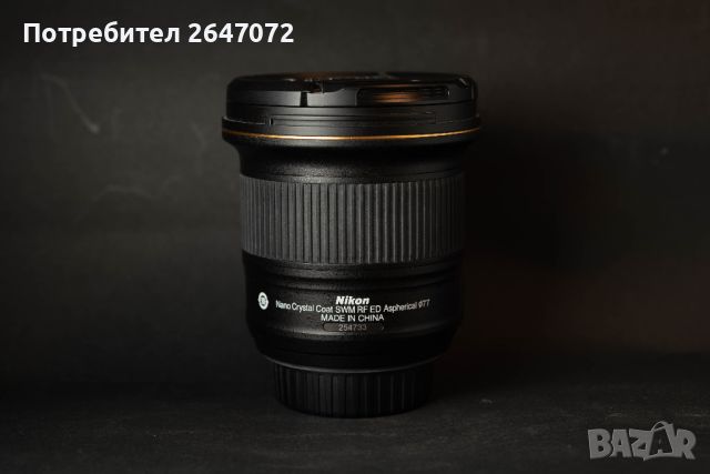 Nikon 20mm 1.8 afg, снимка 2 - Обективи и филтри - 46434308