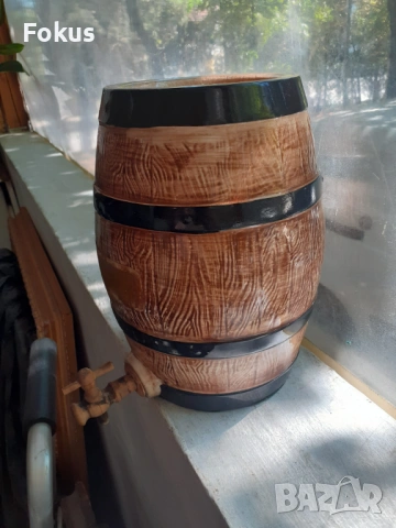 Старо английско буре за уиски барел порцелан, снимка 2 - Антикварни и старинни предмети - 53370090