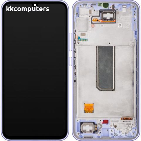 LCD Дисплей за Samsung SM-A346 / A34 / 5G 2023 / GH82-31200D / GH82-31201D / Тъч скрийн + Рамка / Ви, снимка 1 - Резервни части за телефони - 46688103