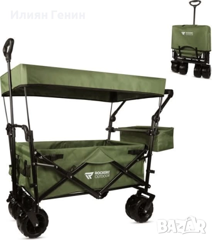 Сгъваема количка с подвижен покрив, снимка 2 - Къмпинг мебели - 51529620
