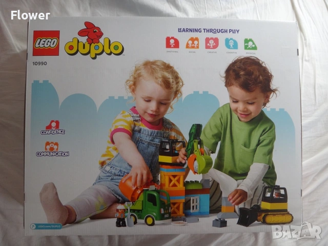 Конструктор LEGO Duplo - Строителна площадка (10990), снимка 3 - Конструктори - 53152910