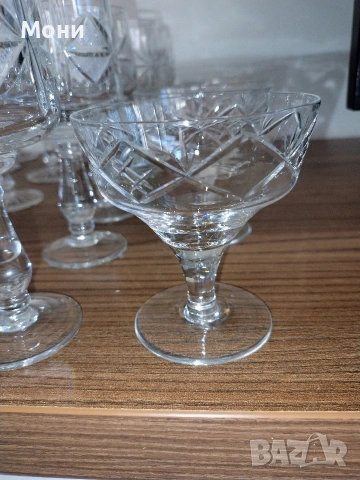 Кристални чаши , снимка 2 - Чаши - 53588429