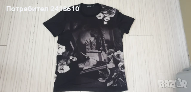 Dolce & Gabbana Made in Italy  Mens Size 48 /M  ОРИГИНАЛ! Мъжка Тениска!, снимка 10 - Тениски - 51081248