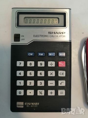 Ретро калкулатор Sharp Elsi Mate EL-8133, снимка 2 - Антикварни и старинни предмети - 46474568