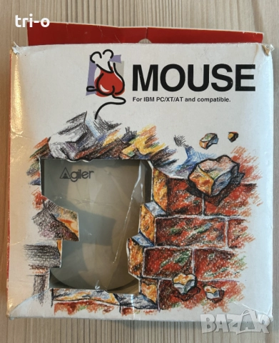 Винтидж мишка Agiler PC AGM-210, снимка 4 - Клавиатури и мишки - 52788648