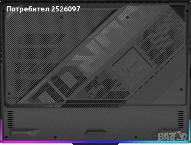 ASUS ROG G16/2,5K 240Hz/i7-13650HX/RTX4060 140W/32GB DDR5/1TB/Гаранция, снимка 7 - Лаптопи за игри - 52420422