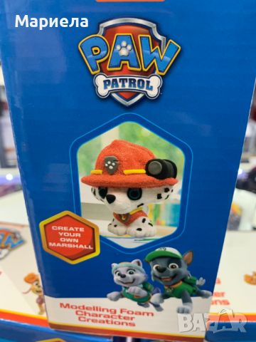 Моделираща пяна Paw Patrol / Персонаж: Маршъл, снимка 3 - Фигурки - 45667171