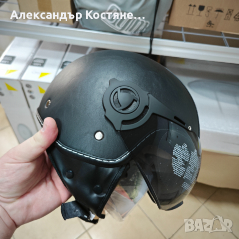 ПРОМО: Каска Moto Helmets XL 61 см с предпани очила , снимка 4 - Аксесоари и консумативи - 45003968